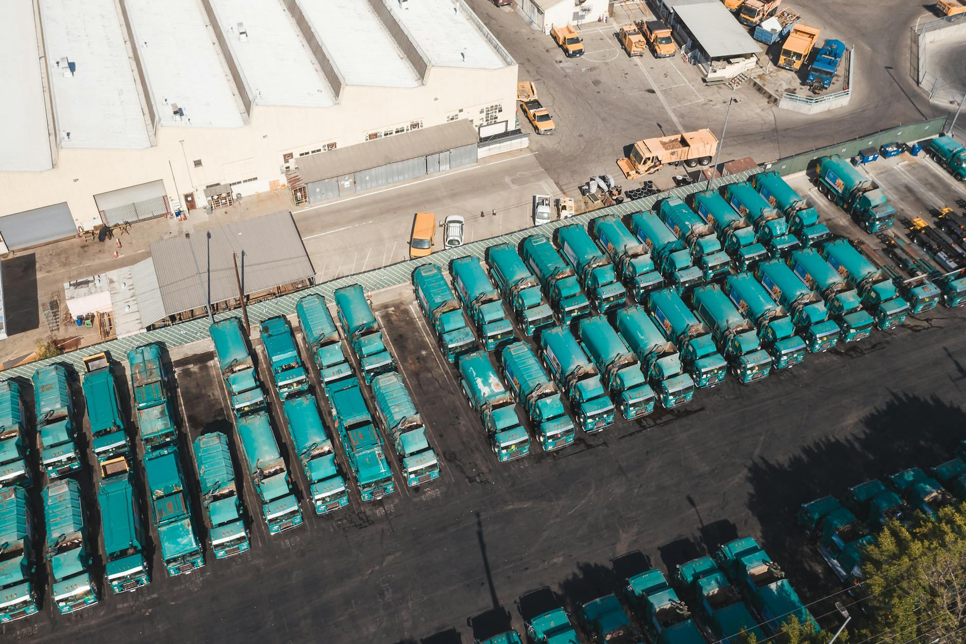 Successful logistics implementation with modern warehouse and transportation fleet